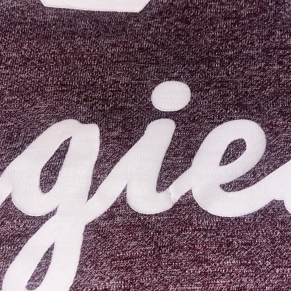 Texas A&M Maroon Crewneck Sweatshirt with Logo and words across back - Picture 5 of 6